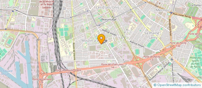 localisation de l'entreprise SCI NUUK  VENISSIEUX