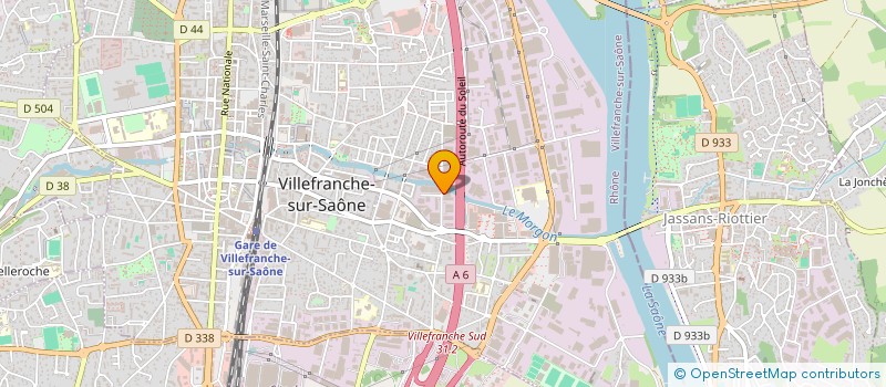 localisation de l'entreprise SCI NUVOLATO  VILLEFRANCHE-SUR-SAONE