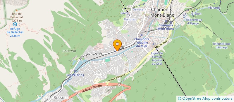 localisation de l'entreprise SCI NUYAMA  LES HOUCHES