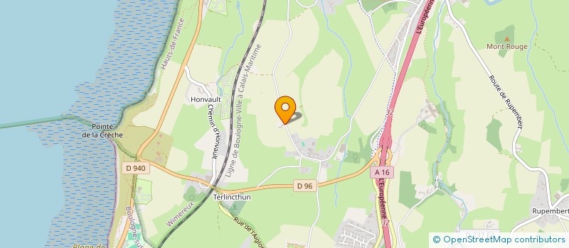 localisation de l'entreprise SCI NV INVEST  WIMILLE