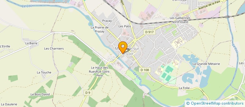 localisation de l'entreprise SCI NVDE  MONTOIRE-SUR-LE-LOIR