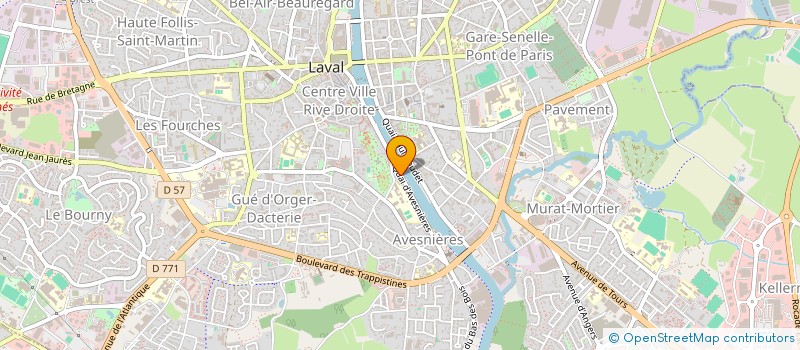 localisation de l'entreprise SCI NVH à LAVAL