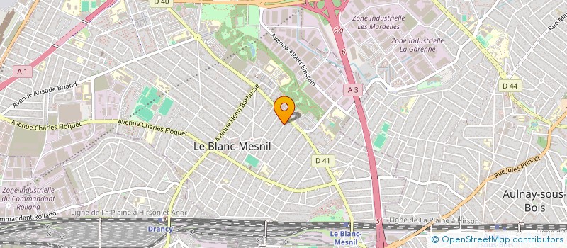 localisation de l'entreprise SCI NWJ à LE BLANC-MESNIL