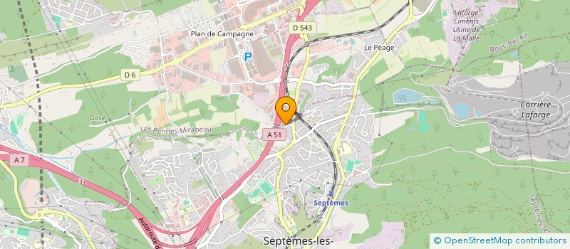 localisation de l'entreprise SCI NY  SEPTEMES-LES-VALLONS