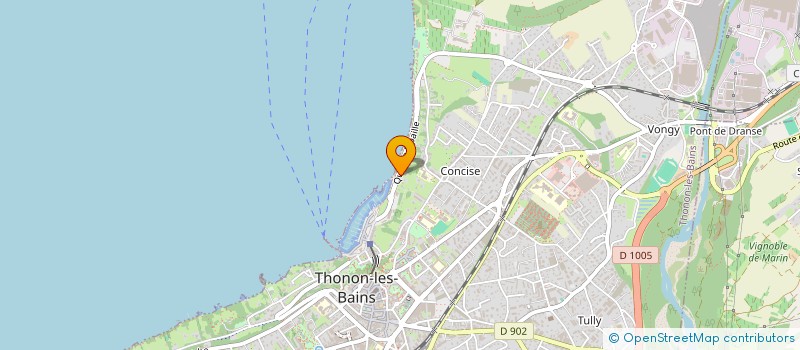 localisation de l'entreprise SCI NY ANGAKA à THONON LES BAINS