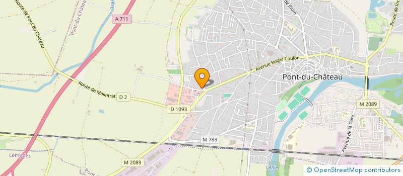 localisation de l'entreprise SCI NYA  PONT-DU-CHATEAU