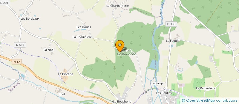 localisation de l'entreprise SCI NYAMBA à GANDELAIN