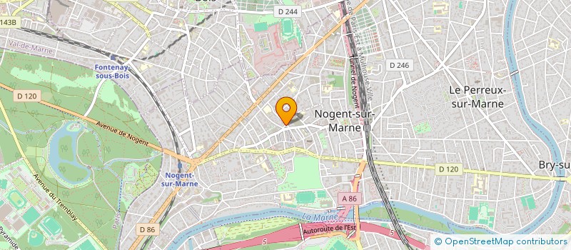 localisation de l'entreprise SCI NYB PARK  NOGENT-SUR-MARNE