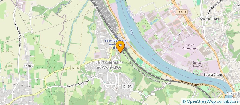 localisation de l'entreprise SCI NYBI IMMO  SAINT-GERMAIN-AU-MONT-D'OR