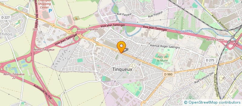 localisation de l'entreprise SCI NYC  TINQUEUX