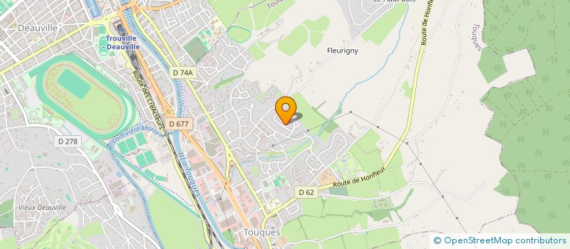 localisation de l'entreprise SCI NYC  TOUQUES