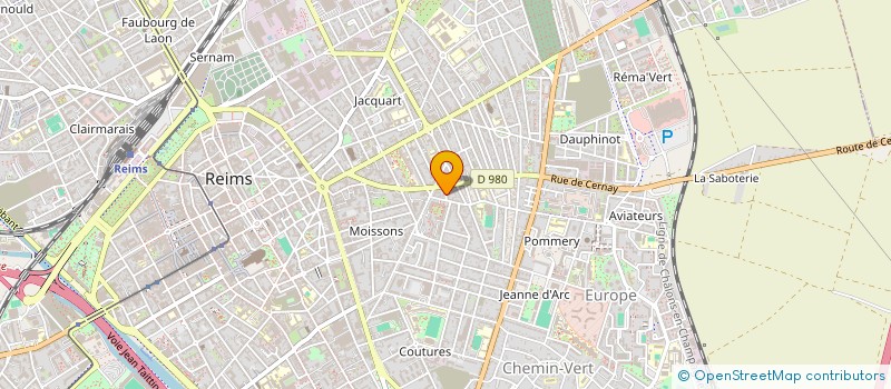 localisation de l'entreprise SCI NYDEN  REIMS