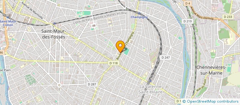 localisation de l'entreprise SCI NYJMA à SAINT-MAUR-DES-FOSSES