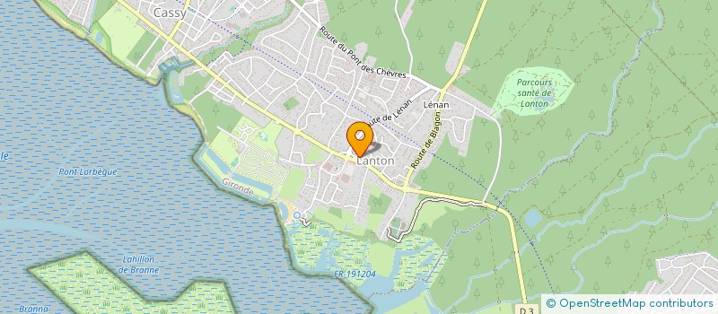 localisation de l'entreprise SCI NYLAUDIE  LANTON