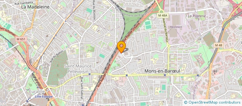 localisation de l'entreprise SCI NYLOS  MONS-EN-BARUL