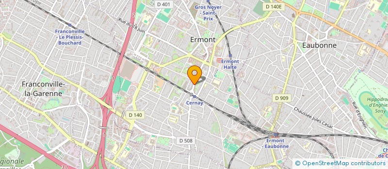 localisation de l'entreprise SCI NYLOUFAR  ERMONT