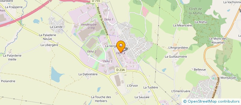 localisation de l'entreprise SCI NYLS à LES HERBIERS