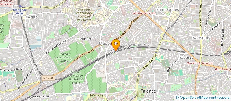 localisation de l'entreprise SCI NYM  TALENCE