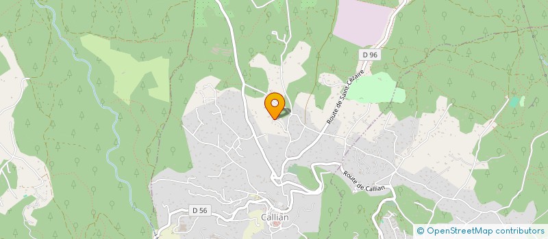 localisation de l'entreprise SCI NYMPHEAS  CALLIAN