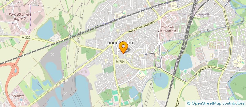 localisation de l'entreprise SCI NYMPHEAS  LINGOLSHEIM