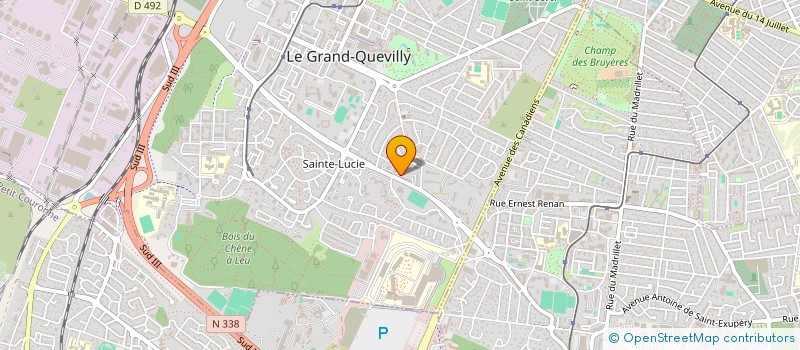 localisation de l'entreprise SCI NYN  LE GRAND-QUEVILLY