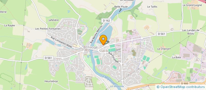 localisation de l'entreprise SCI NYR  CHANGE