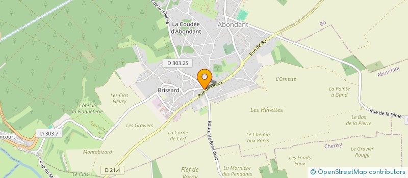 localisation de l'entreprise SCI NYS PERE & FILS à ABONDANT