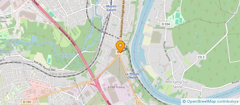 localisation de l'entreprise SCI NZA à CORBEIL-ESSONNES
