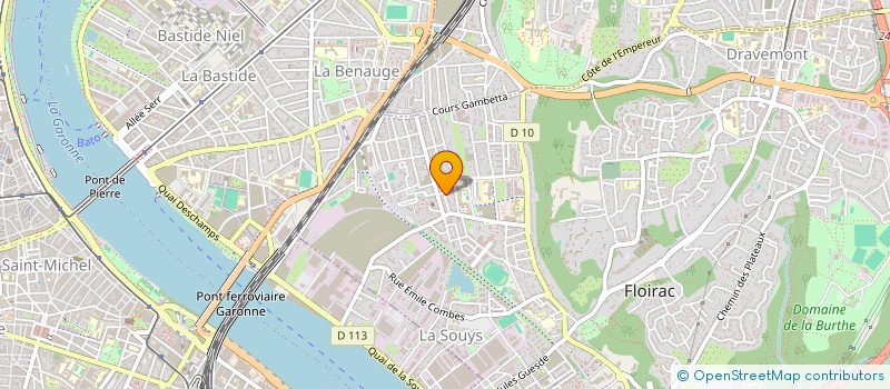 localisation de l'entreprise SCI NZA  FLOIRAC