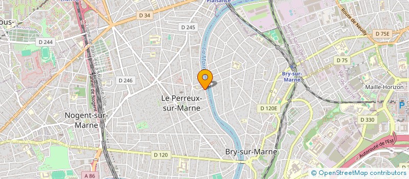 localisation de l'entreprise SCI O à LE PERREUX-SUR-MARNE
