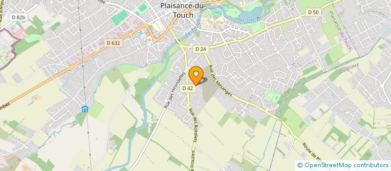 localisation de l'entreprise SCI'O  PLAISANCE-DU-TOUCH