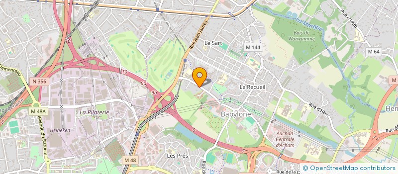 localisation de l'entreprise SCI O.A.E. à VILLENEUVE-D'ASCQ