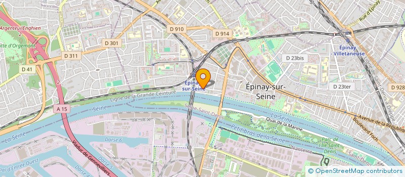 localisation de l'entreprise SCI O+ACTIVITIES à EPINAY-SUR-SEINE