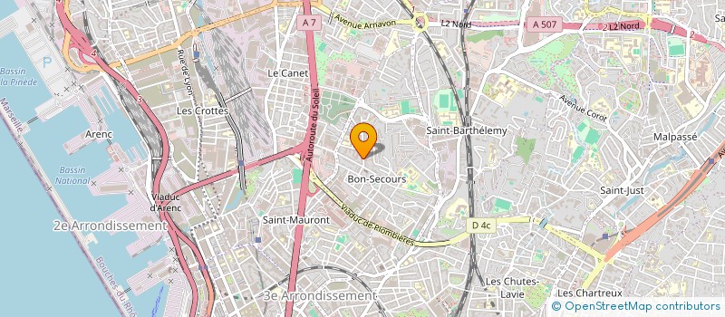 localisation de l'entreprise SCI O B R à MARSEILLE
