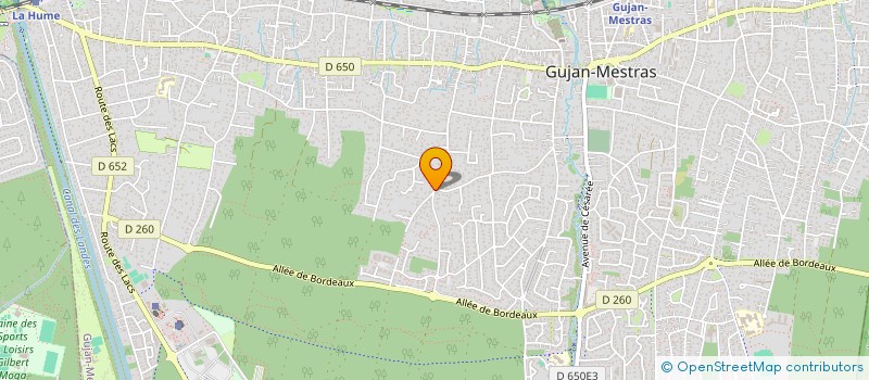 localisation de l'entreprise SCI O BASSIN  GUJAN MESTRAS