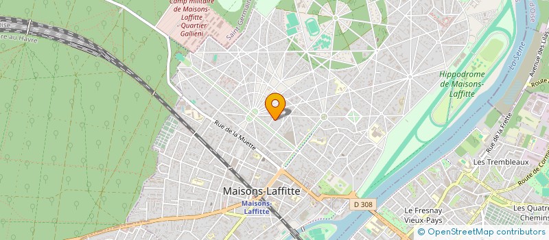 localisation de l'entreprise SCI O'BULL  MAISONS-LAFFITTE