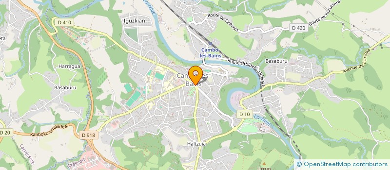 localisation de l'entreprise SCI O'BURGER SHOP  CAMBO-LES-BAINS