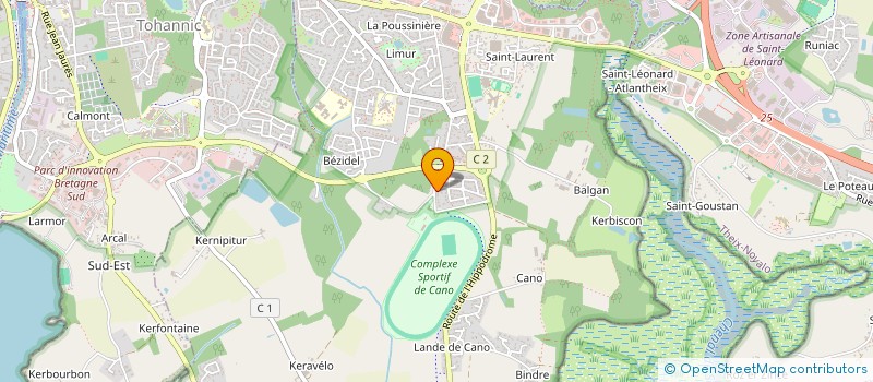 localisation de l'entreprise SCI O-C  SENE