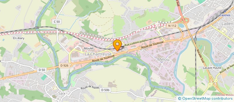 localisation de l'entreprise SCI O.C.G  CASTRES