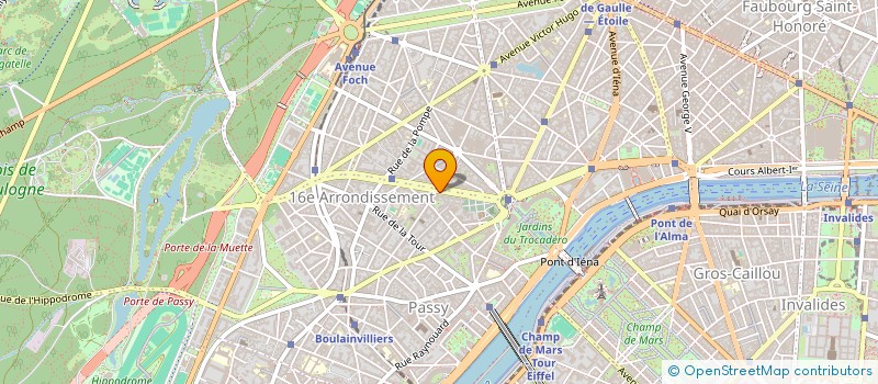 localisation de l'entreprise SCI O'CLER  PARIS