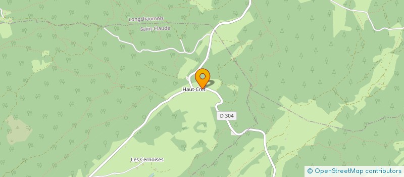 localisation de l'entreprise SCI O'CRET  SAINT-CLAUDE