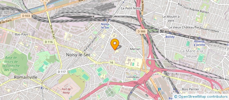 localisation de l'entreprise SCI O.D.P. à NOISY-LE-SEC