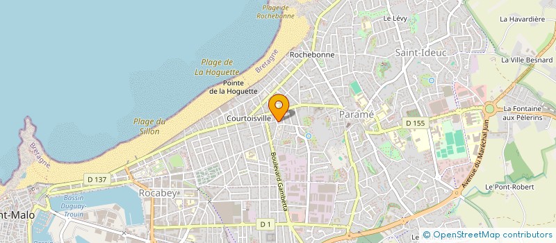 localisation de l'entreprise SCI O.D.P  SAINT-MALO
