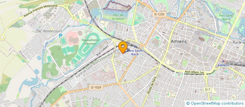 localisation de l'entreprise SCI O.D.T. à AMIENS