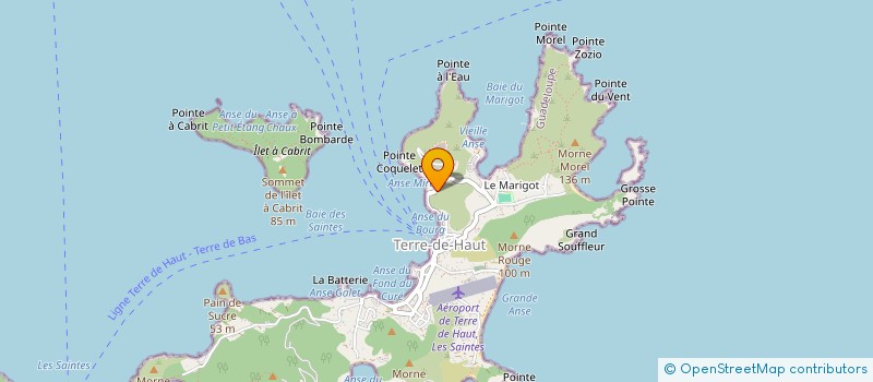 localisation de l'entreprise SCI O DES ILES à TERRE-DE-HAUT