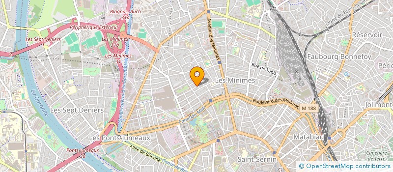 localisation de l'entreprise SCI O'DYSSEE à TOULOUSE
