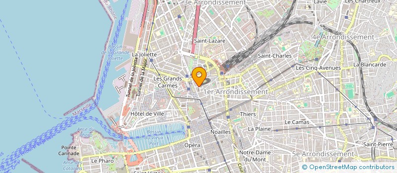 localisation de l'entreprise SCI O'FRERES à MARSEILLE