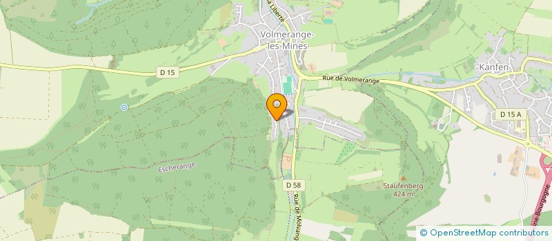 localisation de l'entreprise SCI O&G  VOLMERANGE-LES-MINES