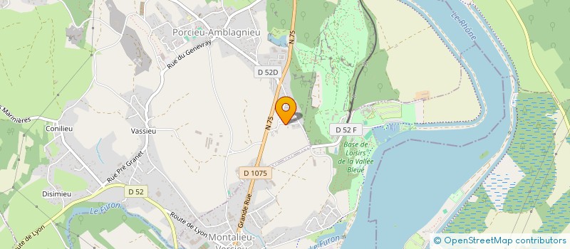 localisation de l'entreprise SCI O'HANA  PORCIEU-AMBLAGNIEU