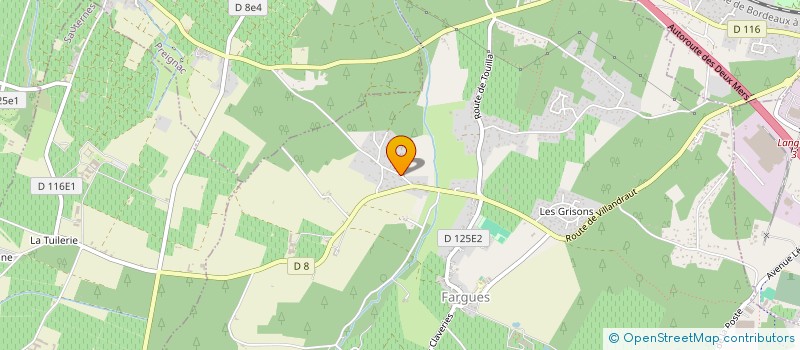 localisation de l'entreprise SCI O.J.A  FARGUES